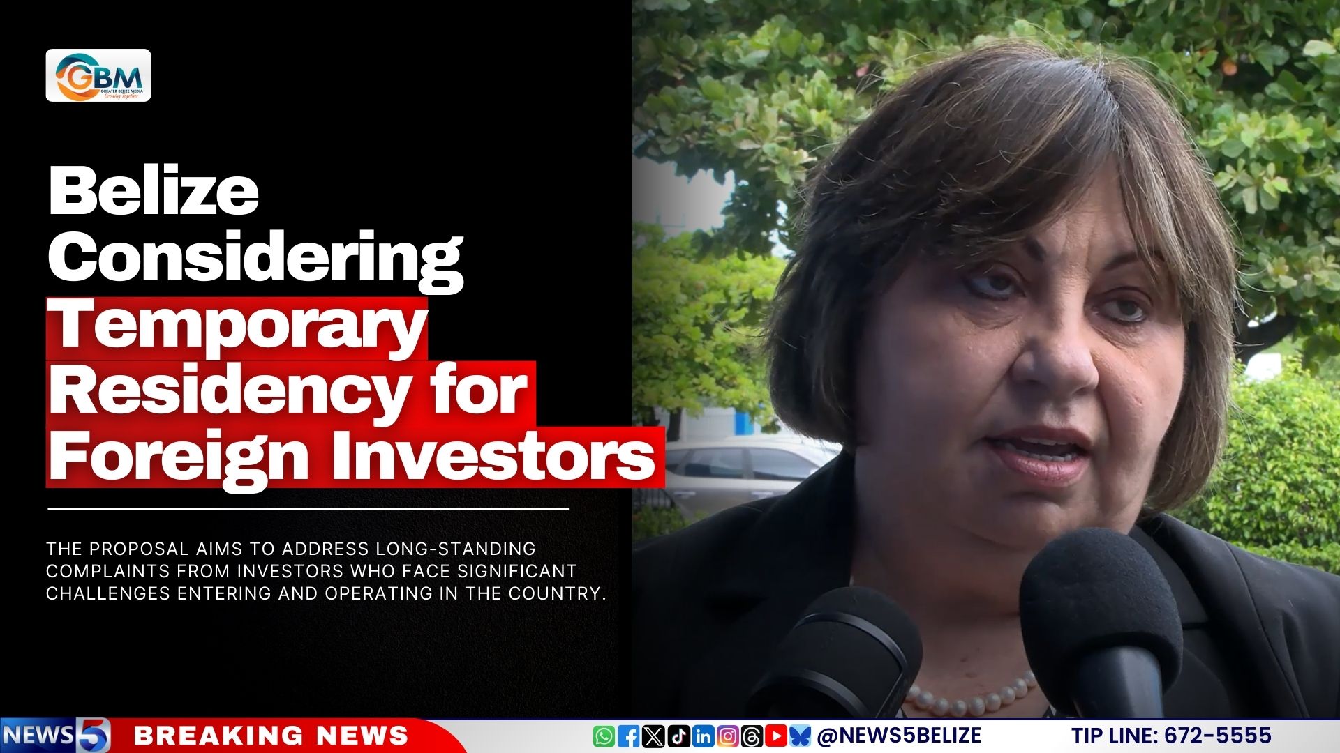 Belize Considering Temporary Residency for Foreign Investors