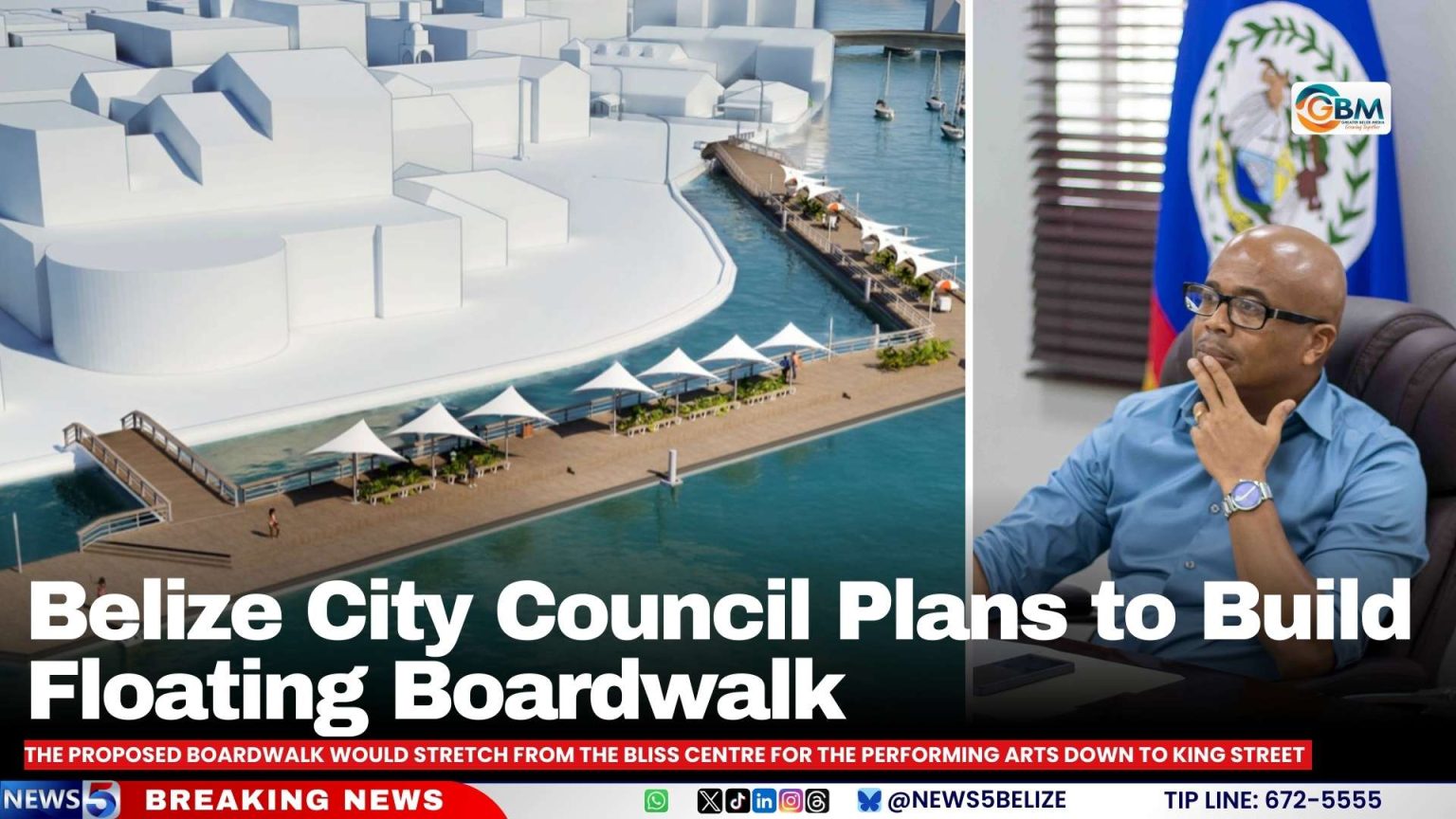 Belize City Council Plans to Build Floating Boardwalk | Greater Belize ...