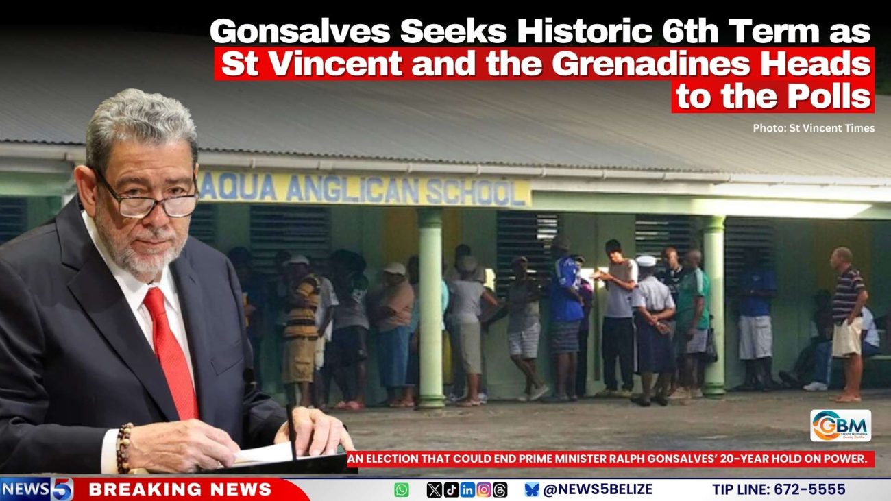 Gonsalves Seeks Historic 6th Term as St. Vincent and the Grenadines Heads to the Polls