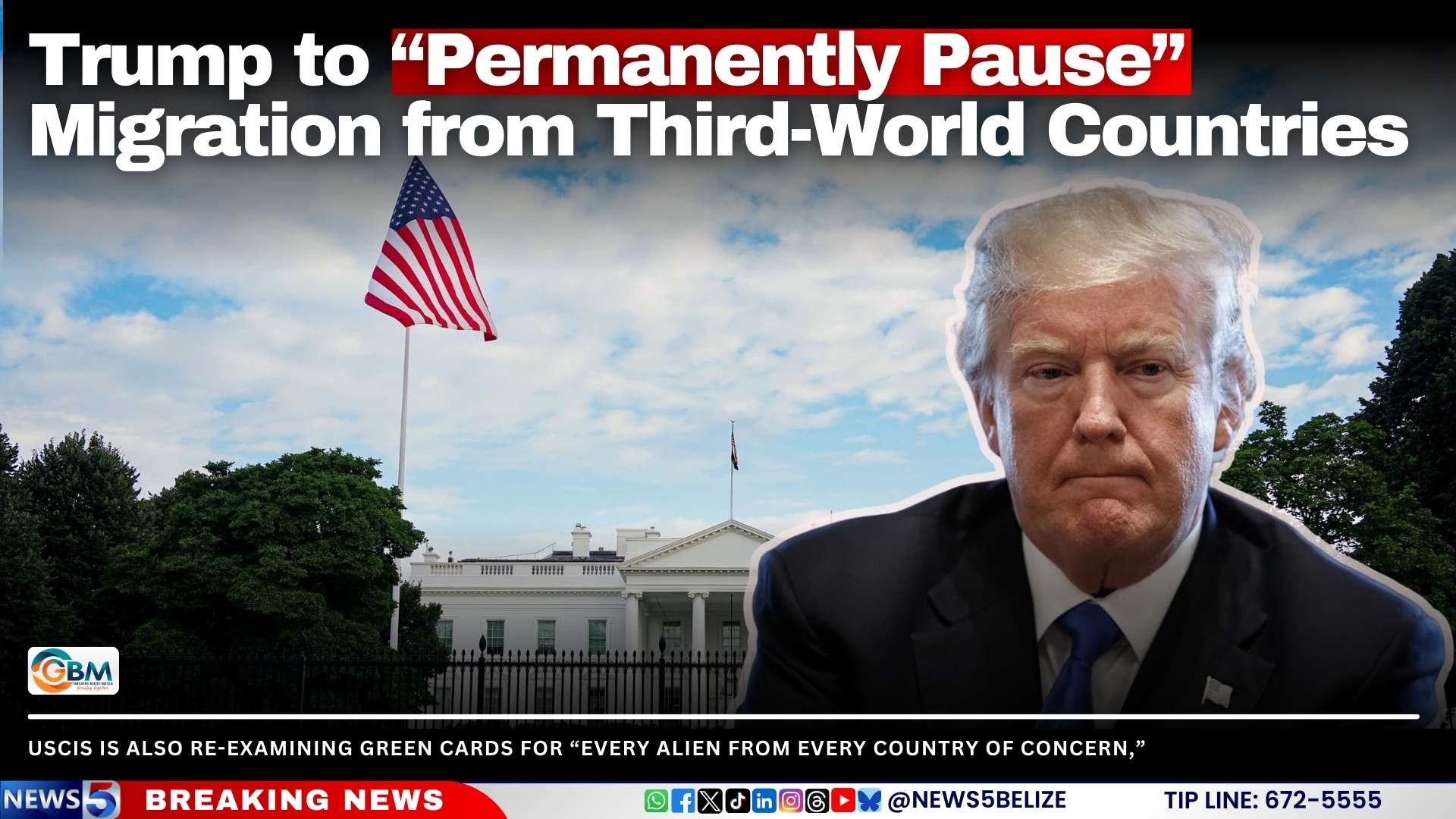 Trump to “Permanently Pause” Migration from Third-World Countries