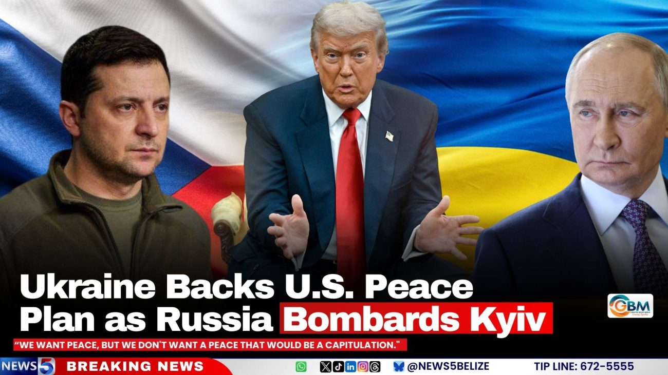 Ukraine Backs U.S. Peace Plan as Russia Bombards Kyiv