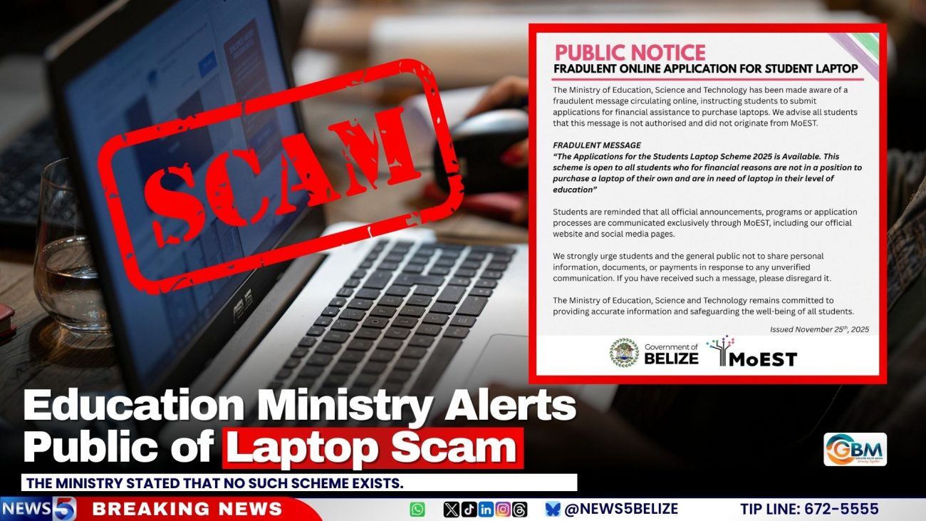 Education Ministry Alerts Public of Laptop Scam