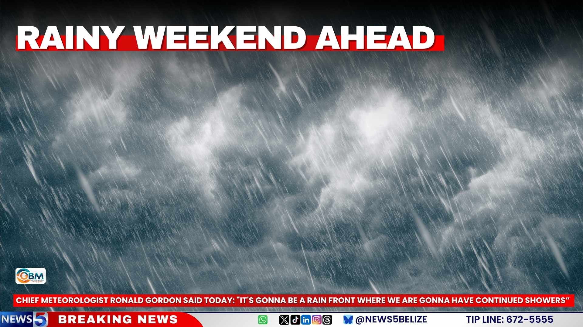 Rainy Weekend Ahead