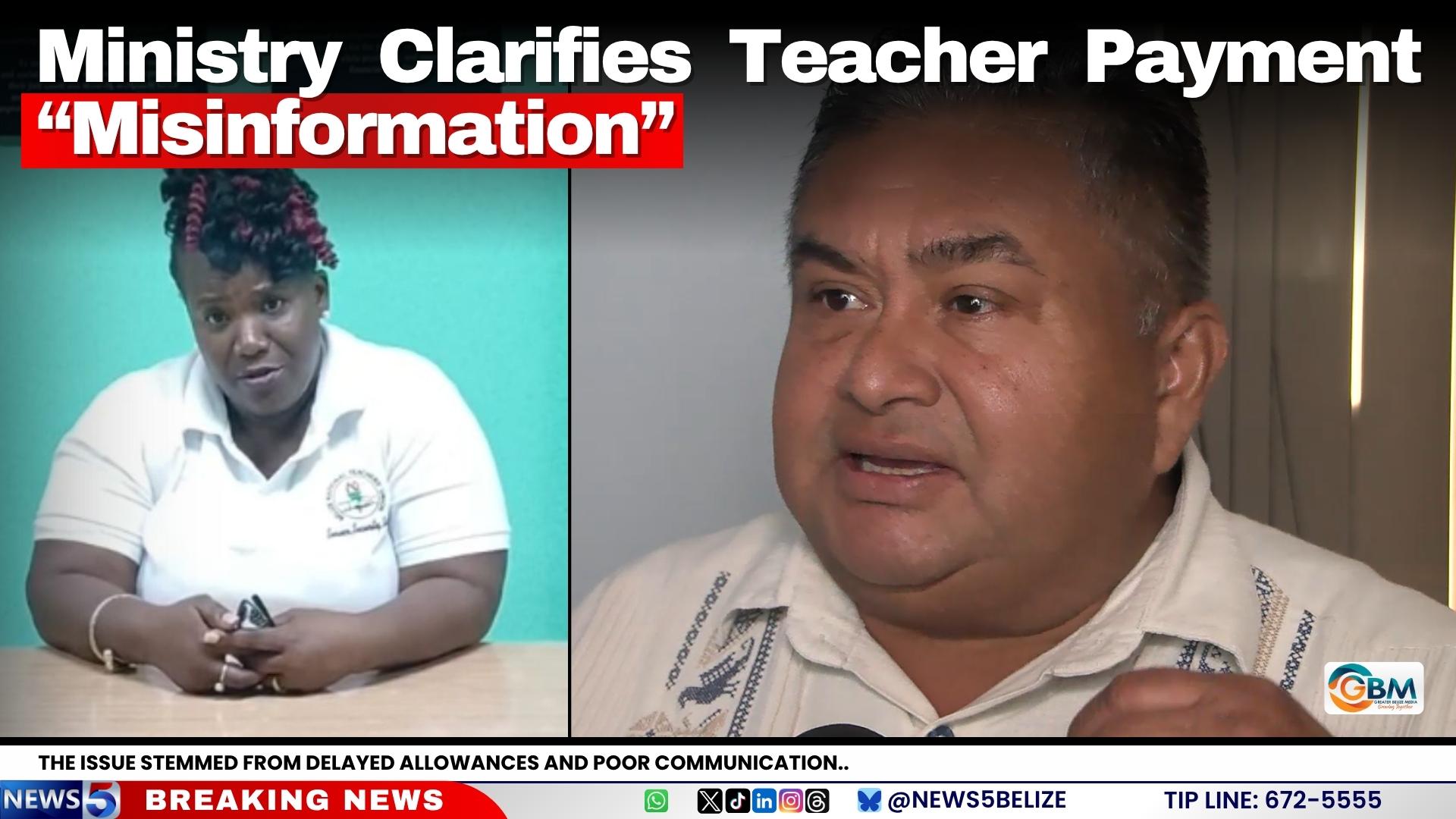 Ministry Clarifies Teacher Payment “Misinformation”