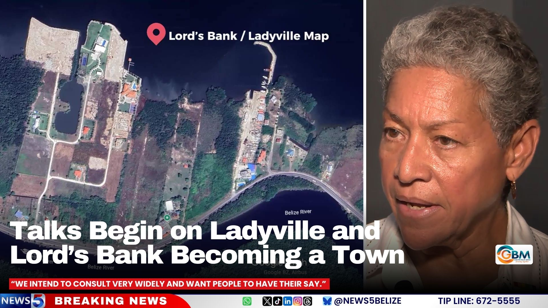 Talks Begin on Ladyville and Lord’s Bank Becoming a Town