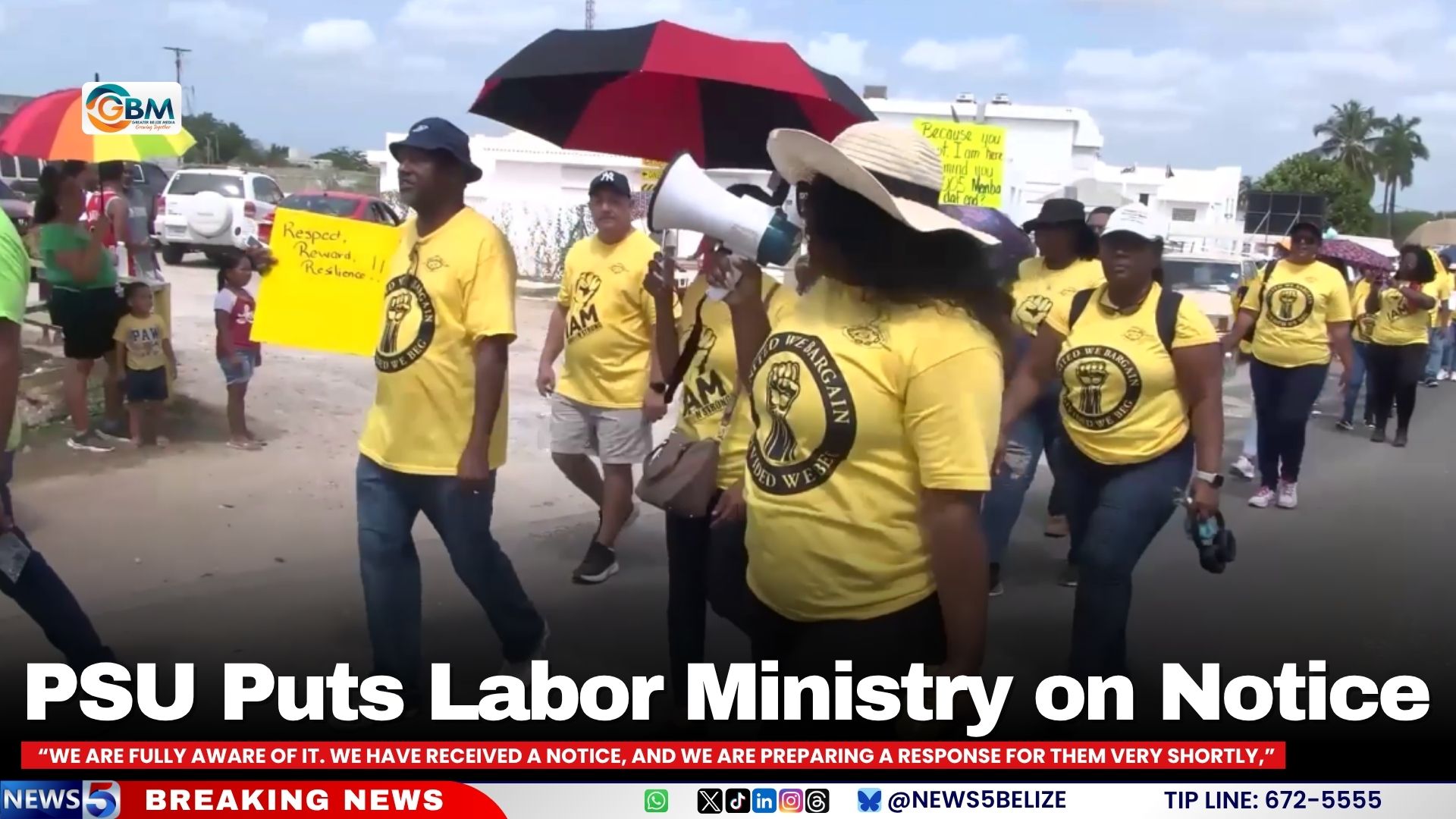 PSU Puts Labor Ministry on Notice