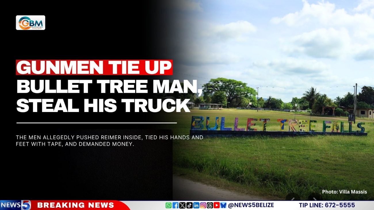Gunmen Tie Up Bullet Tree Man, Steal His Truck