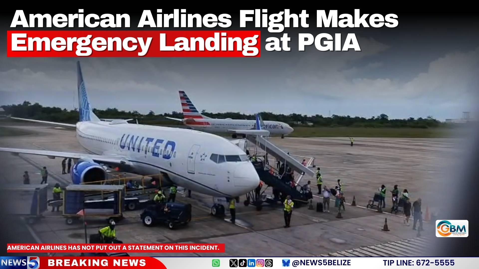 American Airlines Flight Makes Emergency Landing at PGIA