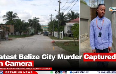 Latest Belize City Murder Captured on Camera