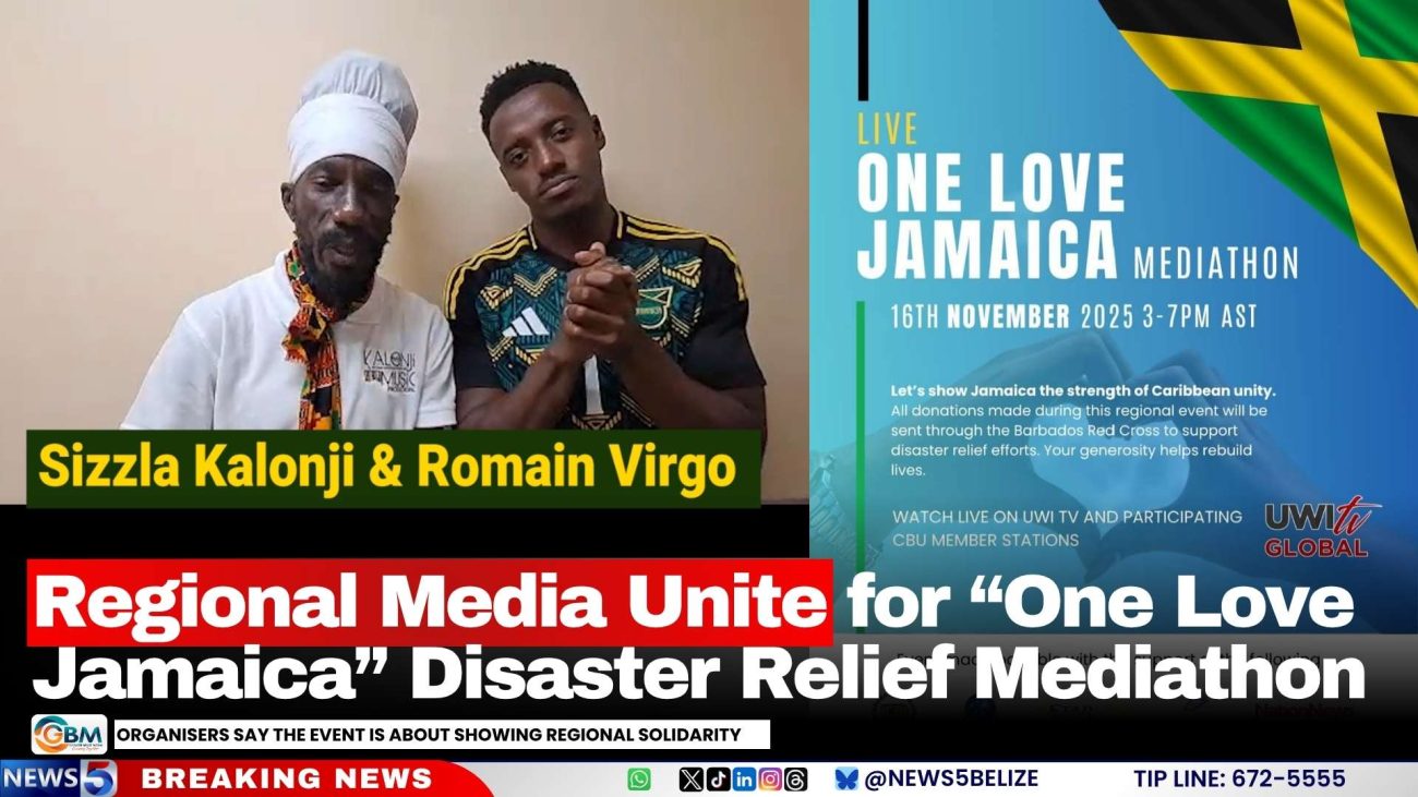 Regional Media Unite for “One Love Jamaica” Disaster Relief Mediathon
