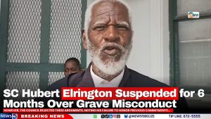 SC Hubert Elrington Suspended for 6 Months Over Grave Misconduct