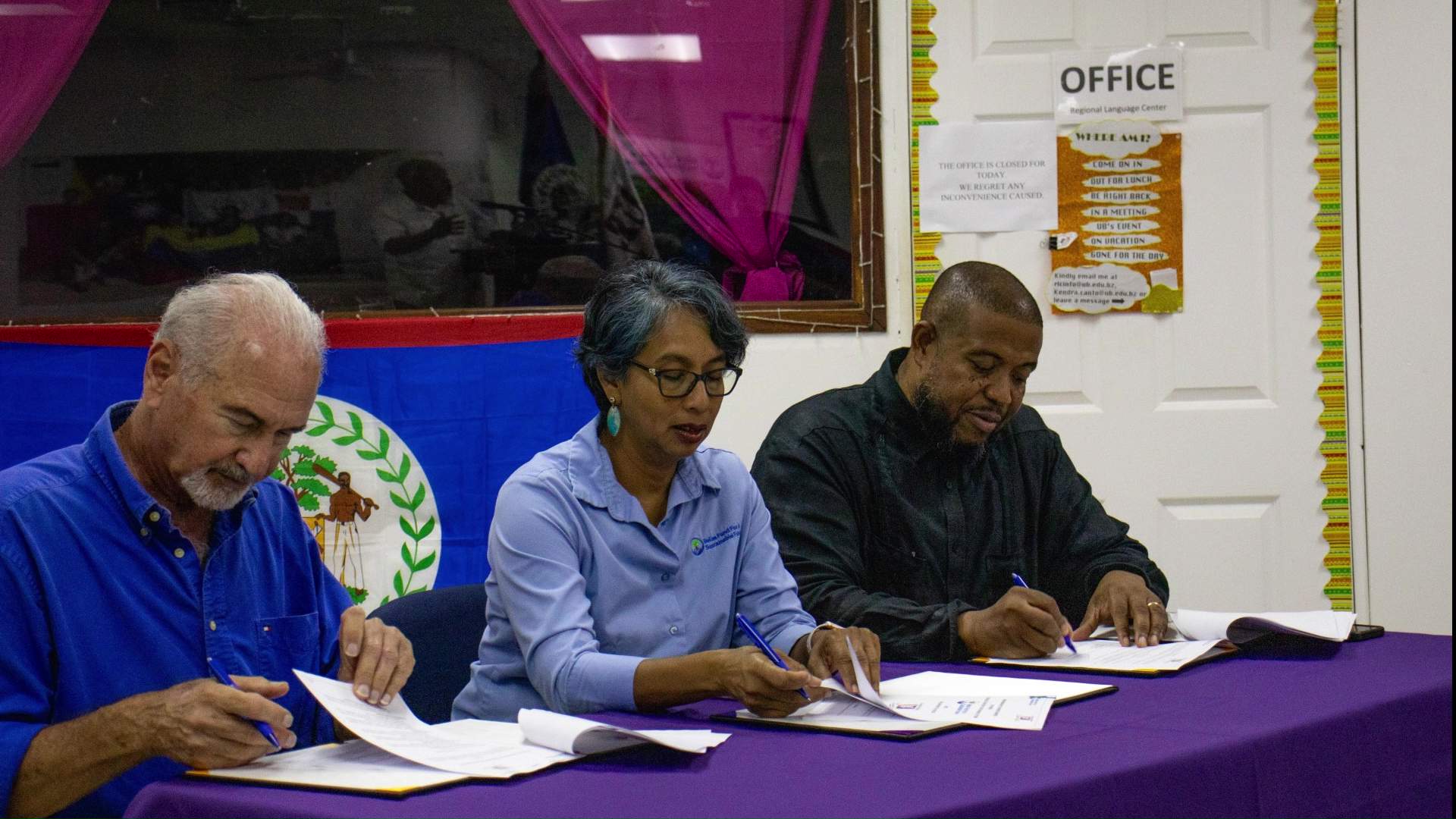 Belize Fund and UB Renew Collaboration Commitments with MOU
