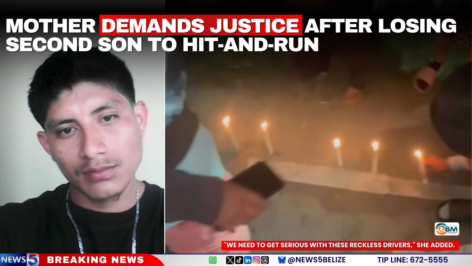 Mother Demands Justice After Losing Second Son to Hit-and-Run