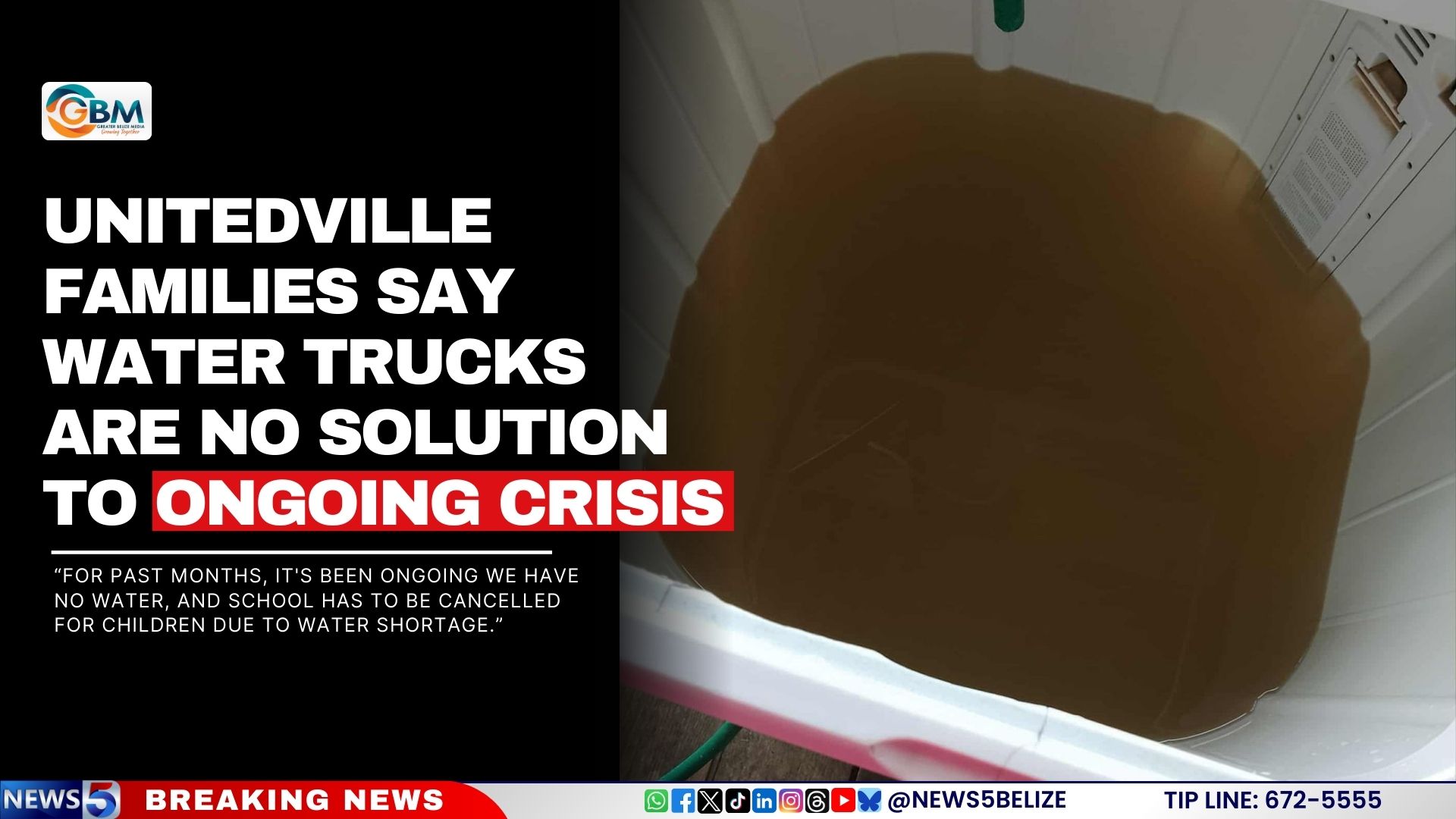 Unitedville Families Say Water Trucks Are No Solution to Ongoing Crisis