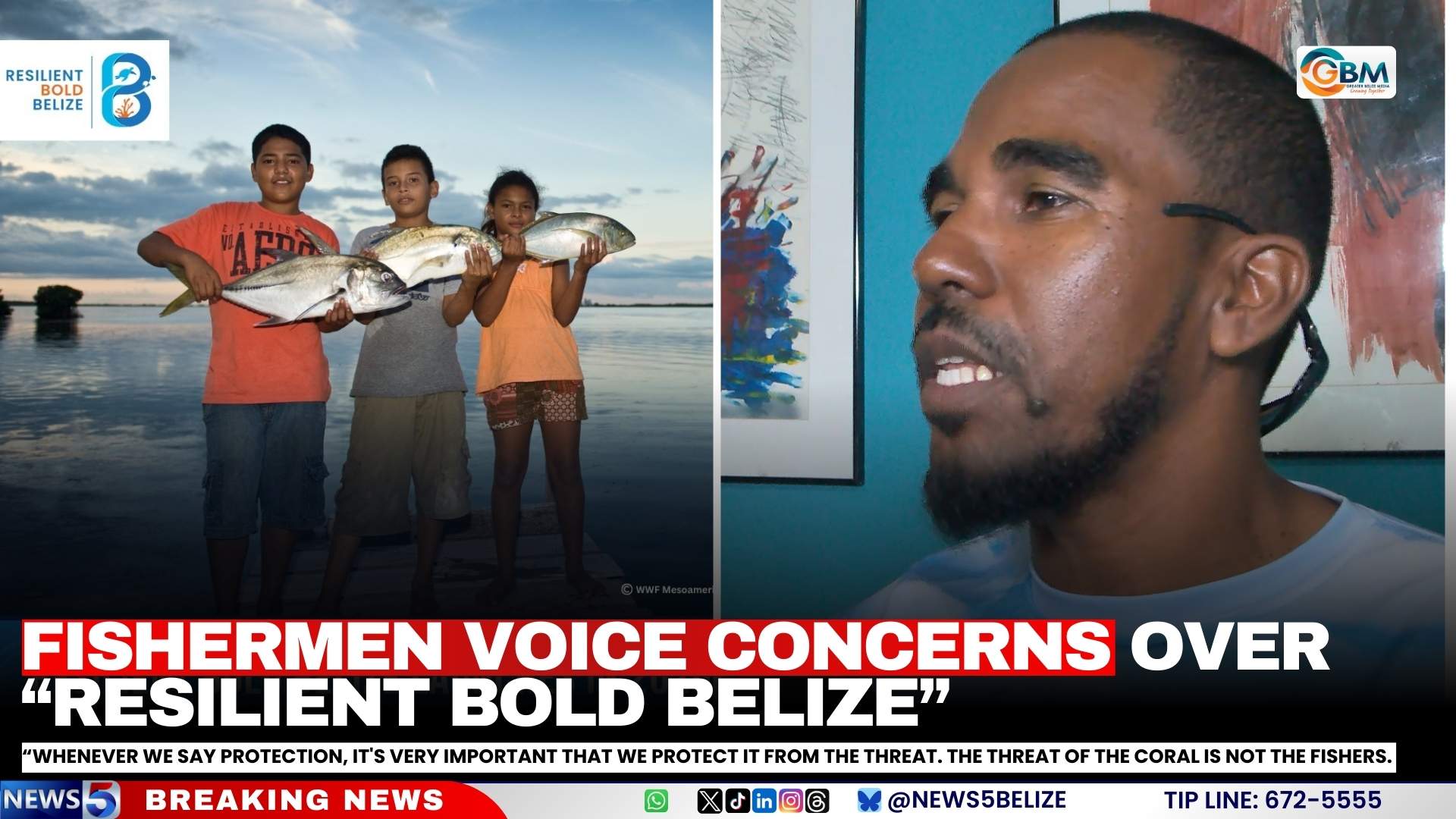 Fishermen Voice Concerns Over “Resilient Bold Belize”