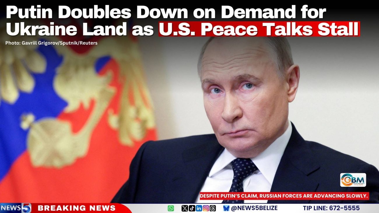 Putin Doubles Down on Demand for Ukraine Land as U.S. Peace Talks Stall