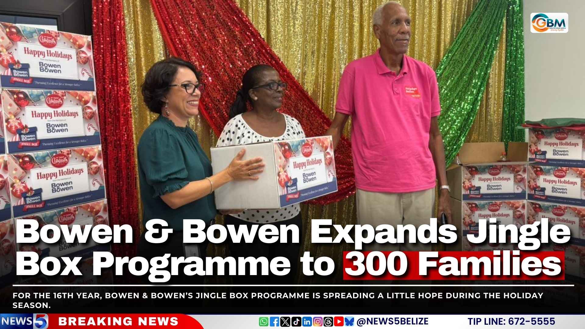 Bowen & Bowen Expands Jingle Box Programme to 300 Families