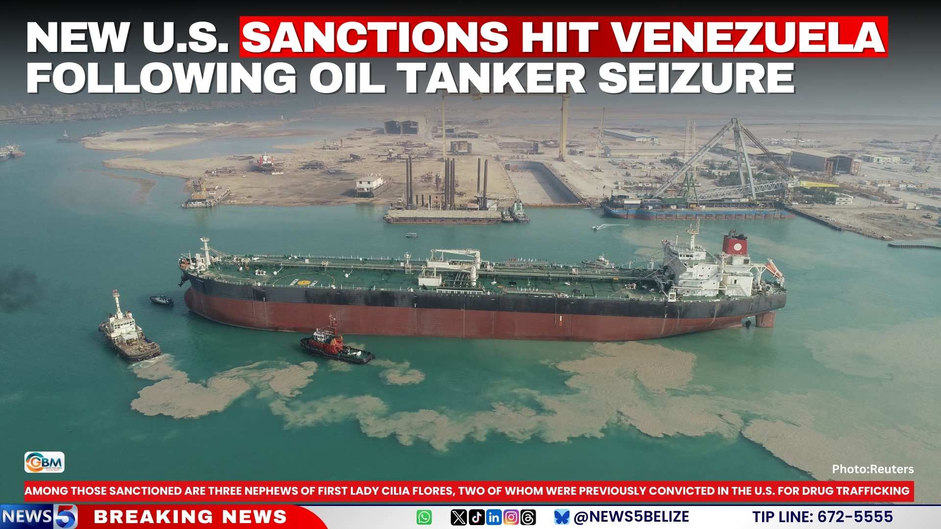 New U.S. Sanctions Hit Venezuela Following Oil Tanker Seizure