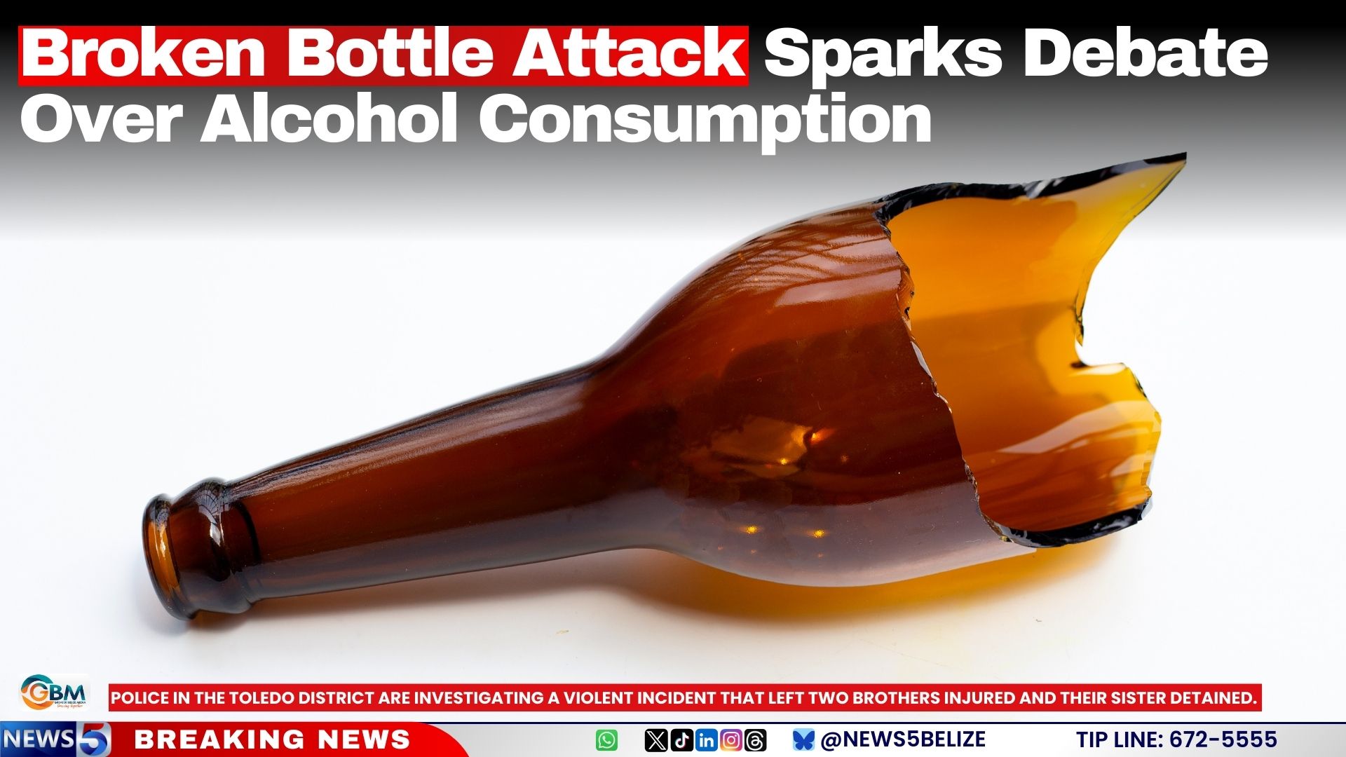 Broken Bottle Attack Sparks Debate Over Alcohol Consumption