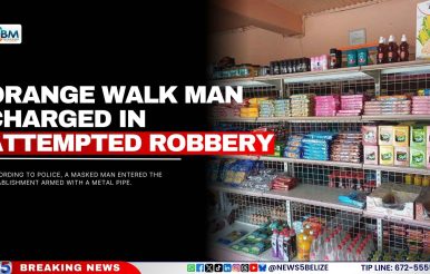 Orange Walk Man Charged in Attempted Robbery