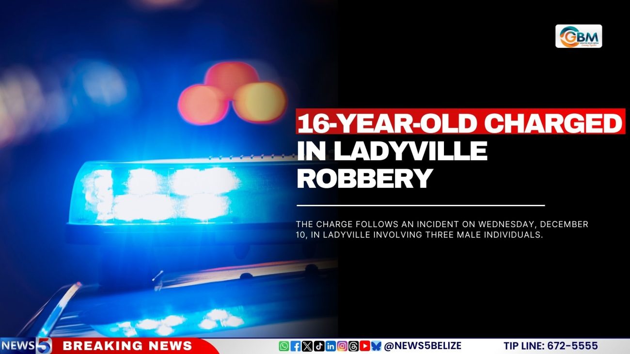 16-Year-Old Charged in Ladyville Robbery
