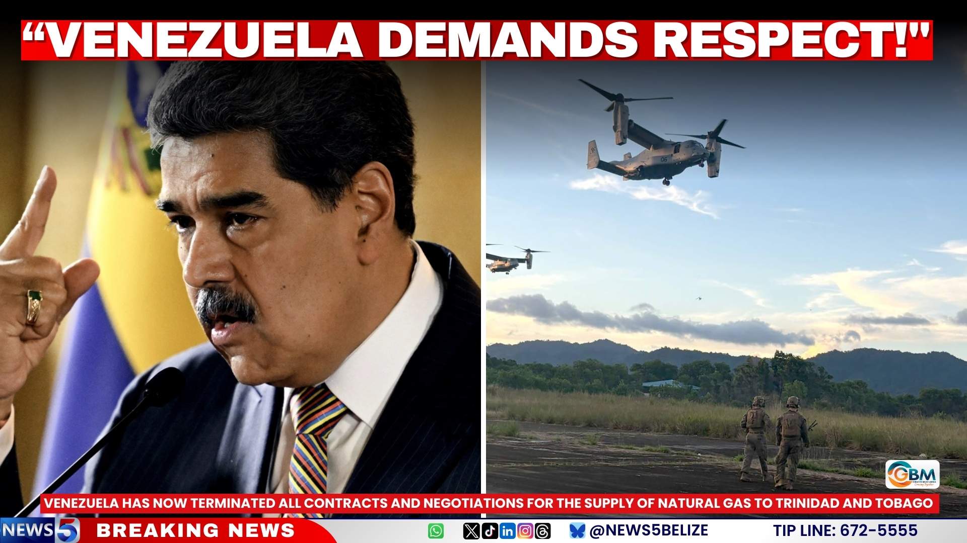 “Venezuela Demands Respect!"
