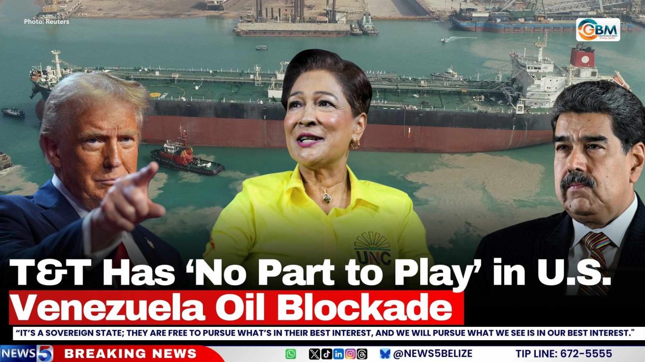 T&T Has ‘No Part to Play’ in U.S. Venezuela Oil Blockade