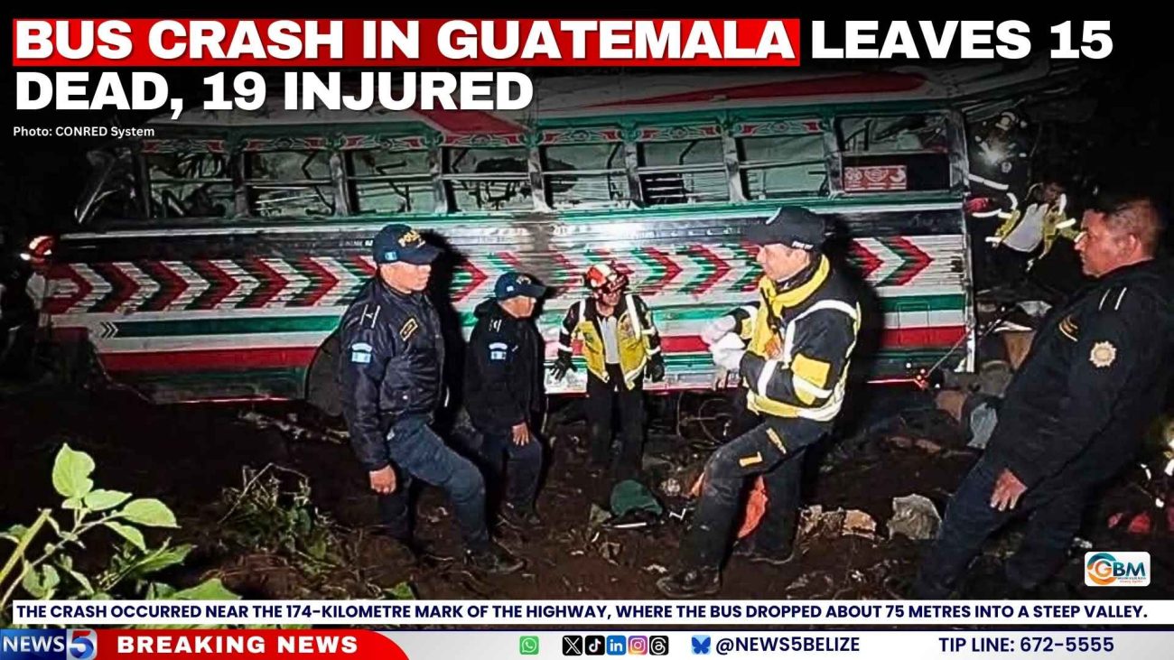 Bus Crash in Guatemala Leaves 15 Dead, 19 Injured