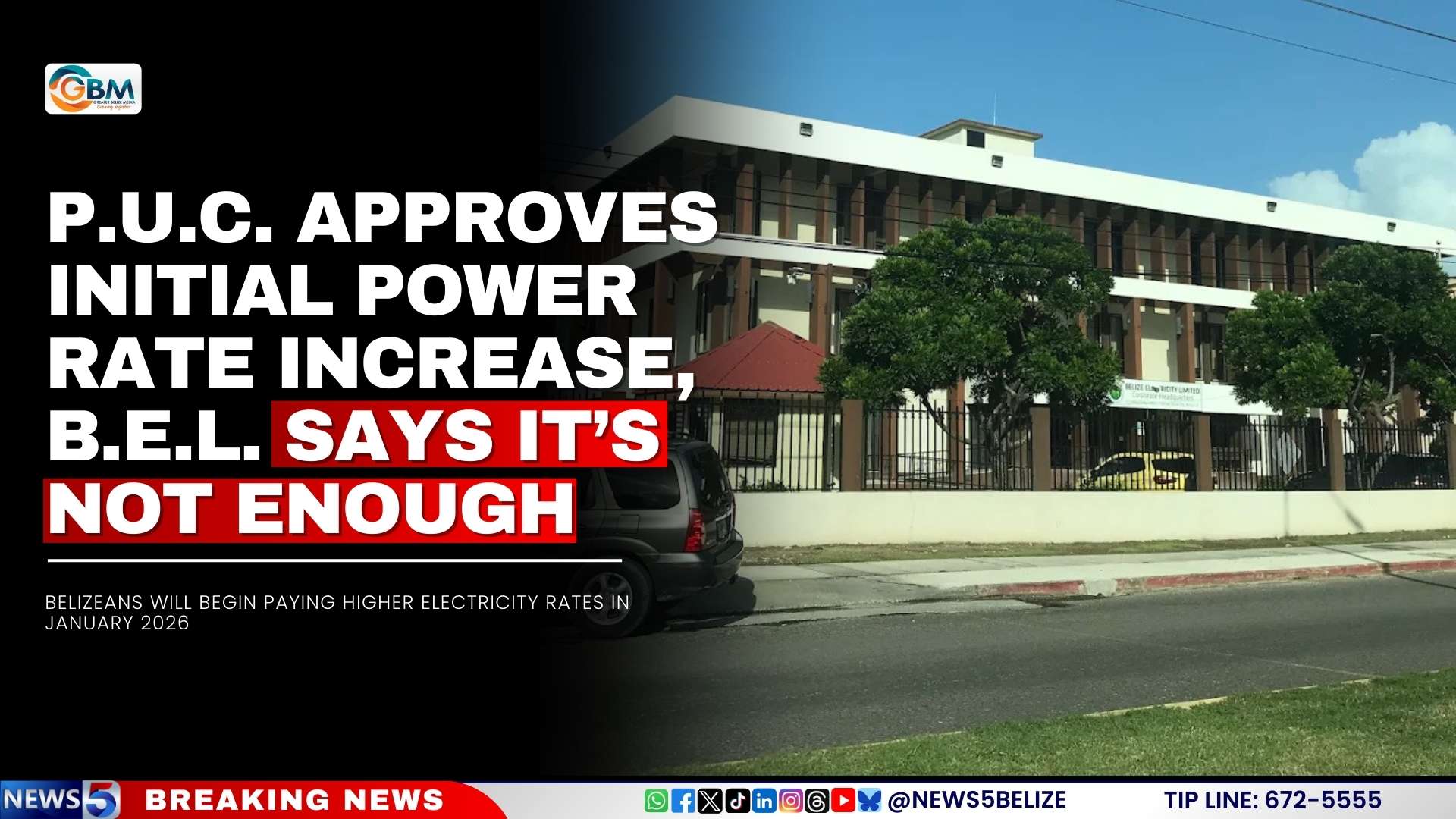 PUC Approves Initial Power Rate Increase, BEL Says It’s Not Enough