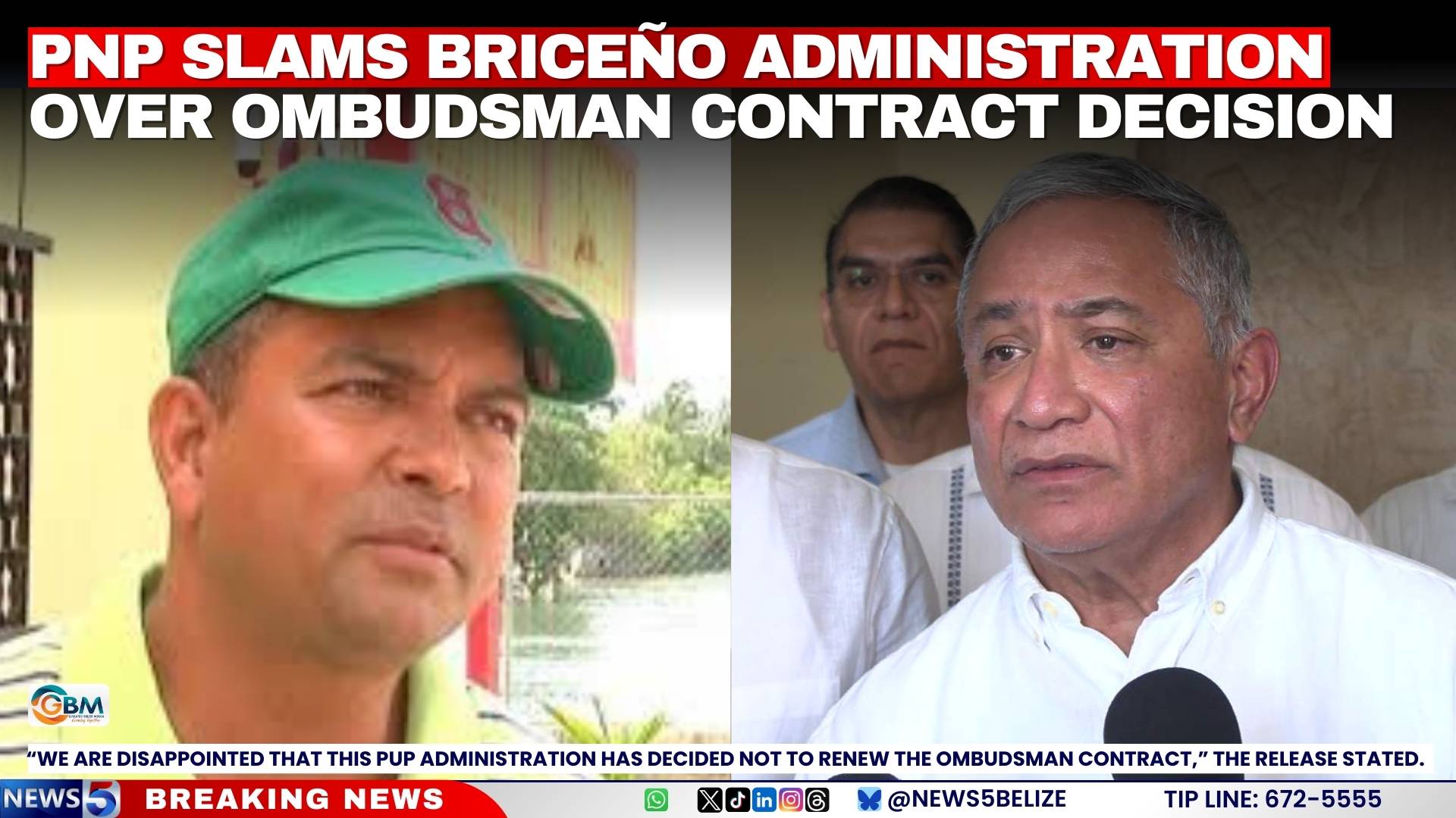PNP Slams Briceño Administration Over Ombudsman Contract Decision