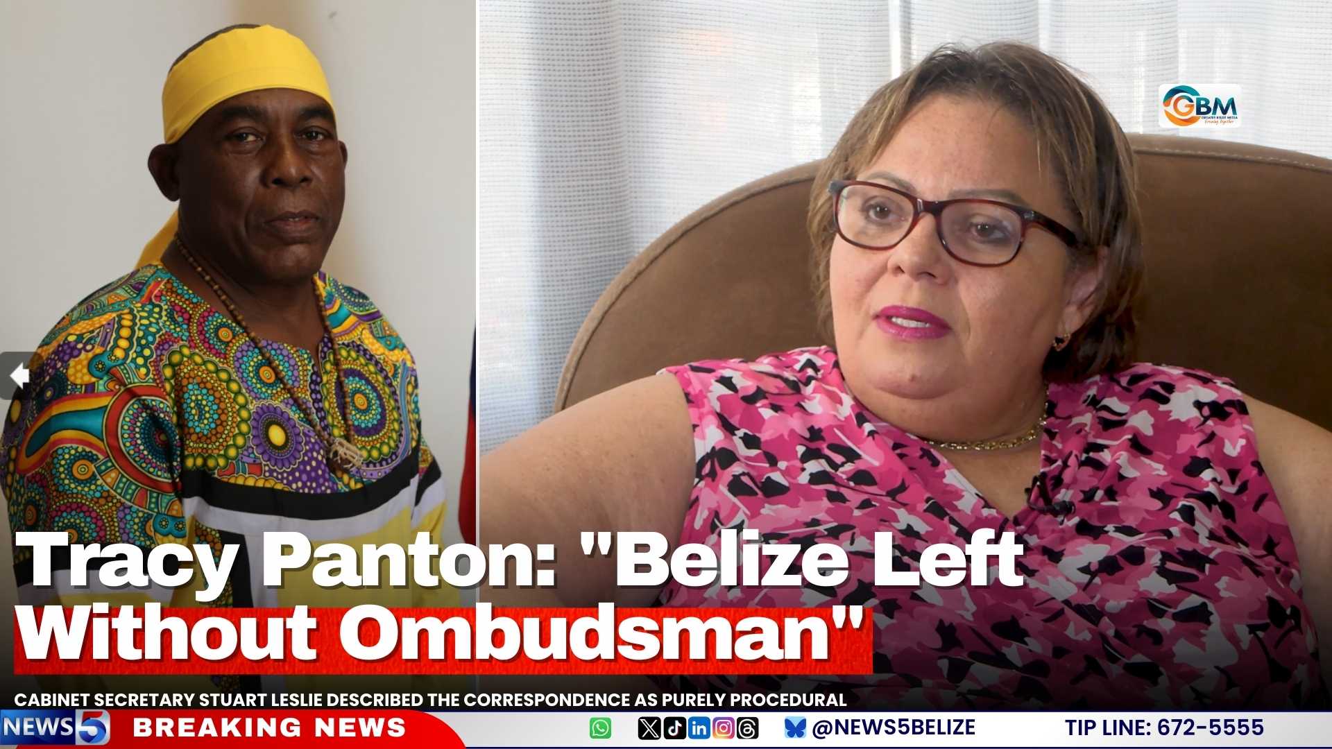 Tracy Panton: "Belize Left Without Ombudsman"