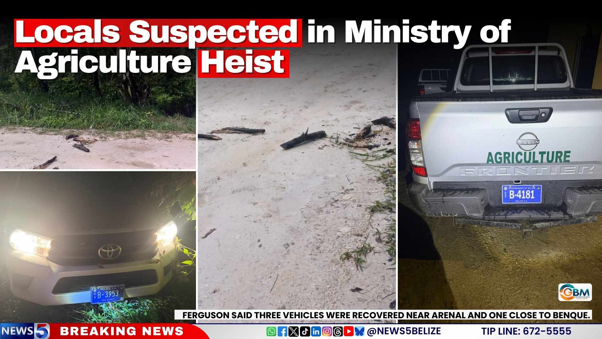 Locals Suspected in Ministry of Agriculture Heist