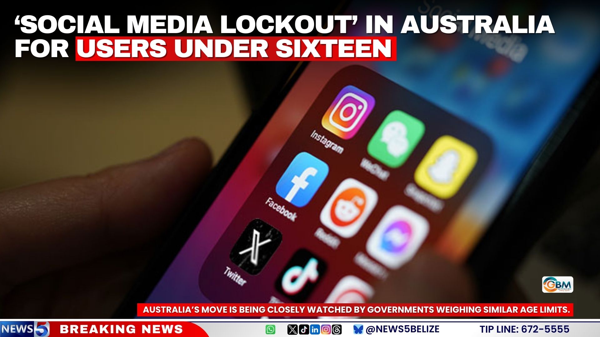 ‘Social Media Lockout’ in Australia for Users Under Sixteen