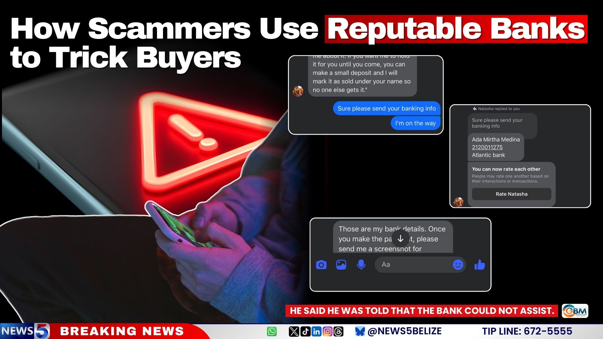 How Scammers Use Reputable Banks to Trick Buyers