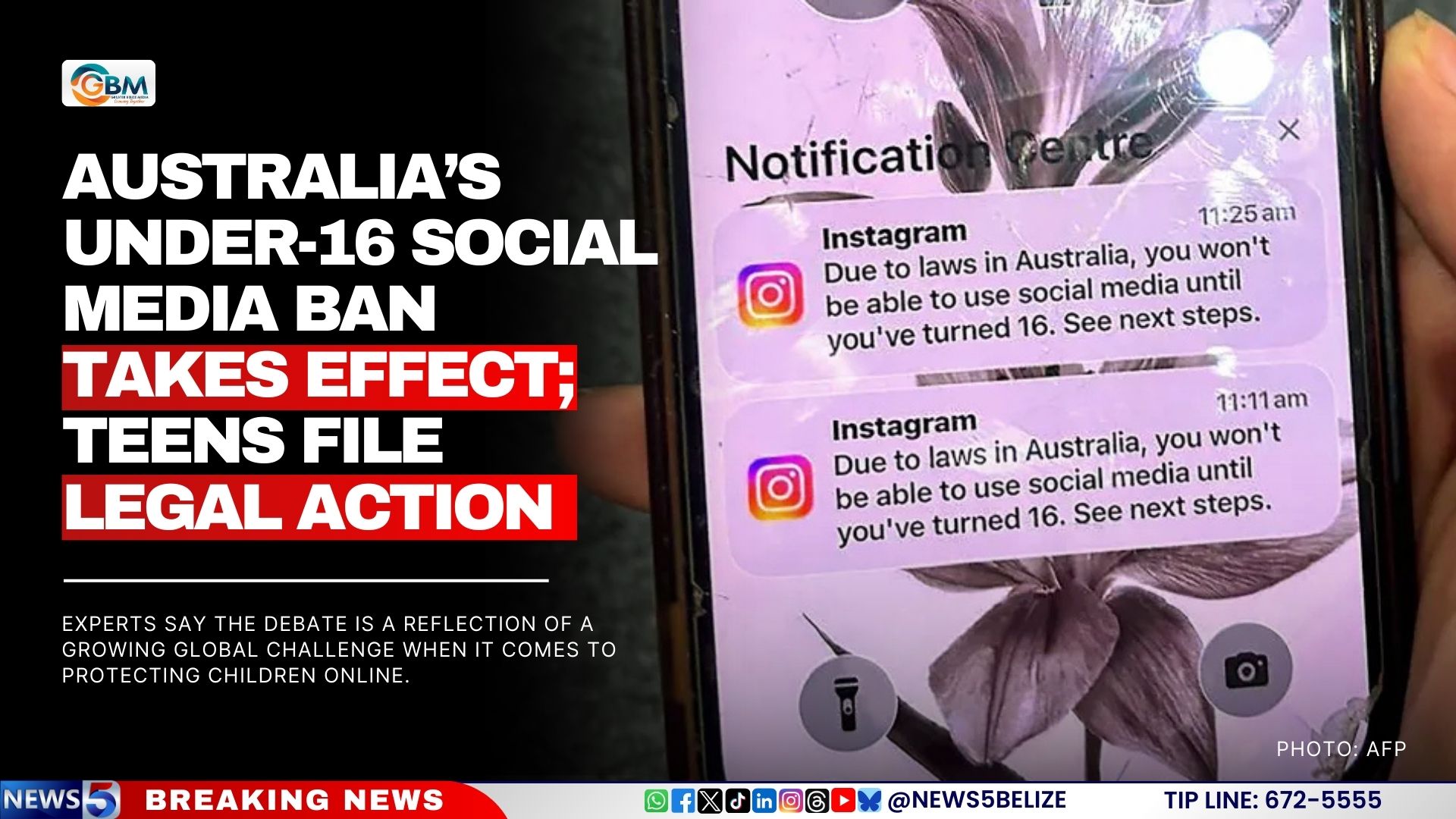 Australia’s Under-16 Social Media Ban Takes Effect; Teens File Legal Action