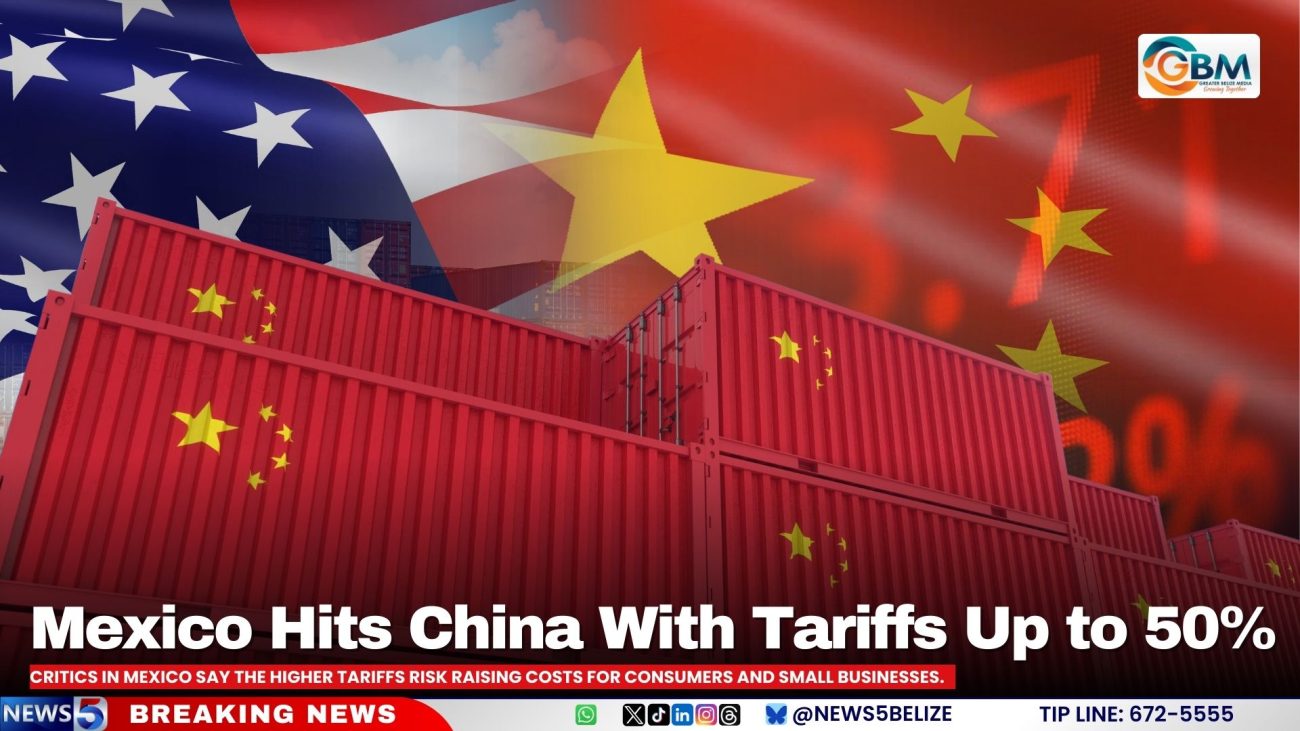 Mexico Hits China With Tariffs Up to 50%