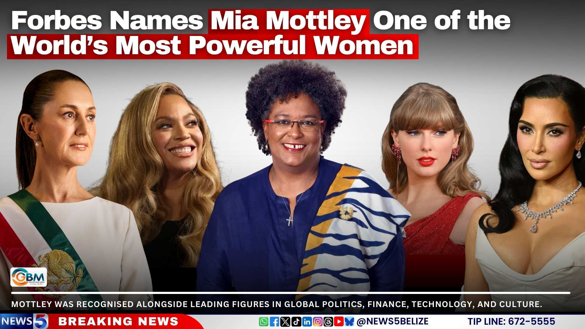 Forbes Names Mia Mottley One of the World’s Most Powerful Women