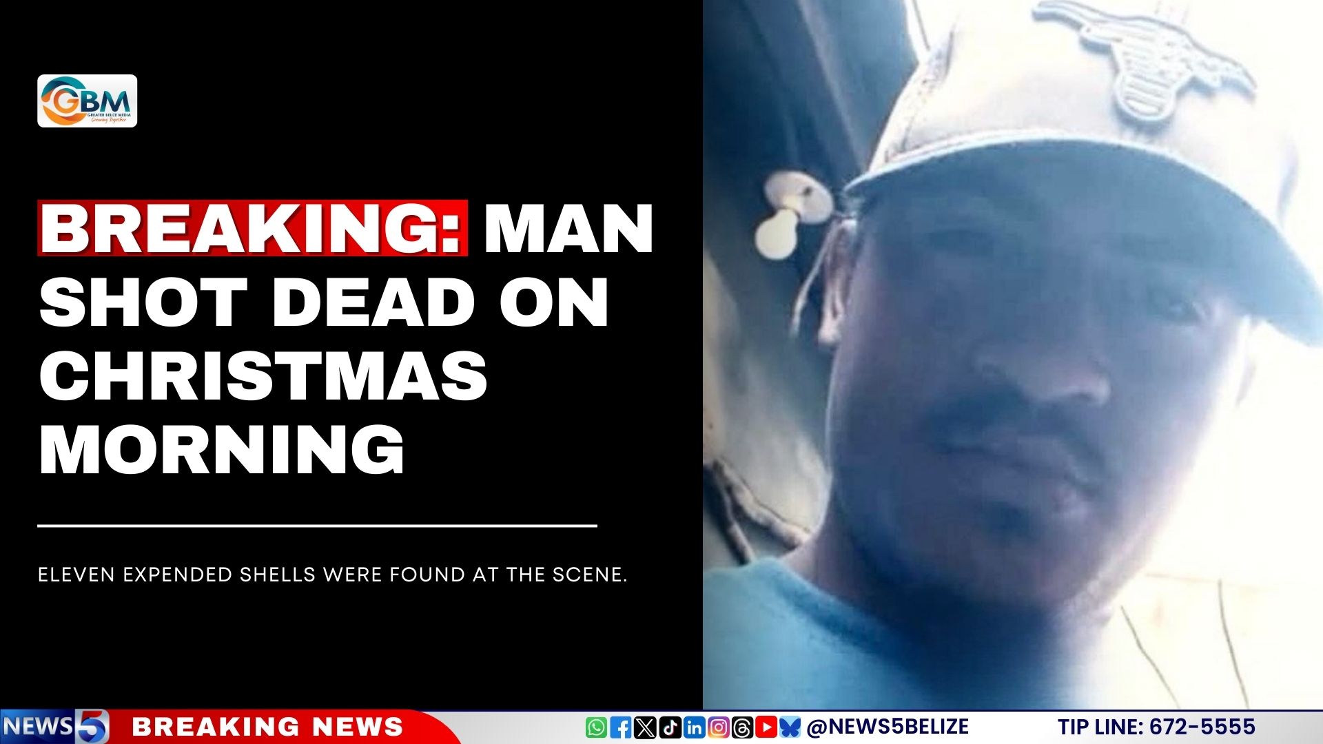 BREAKING: Man Shot Dead on Christmas Morning