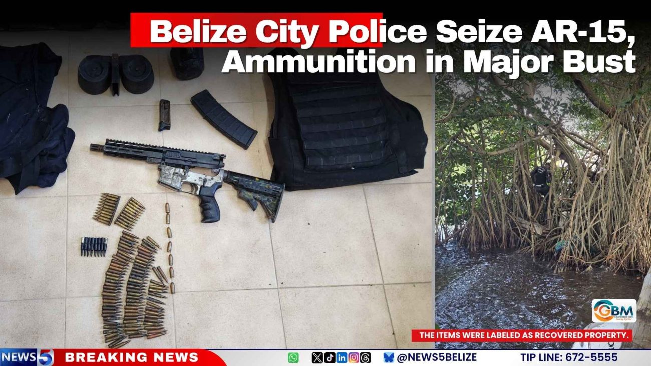 Belize City Police Seize AR-15, Ammunition in Major Bust