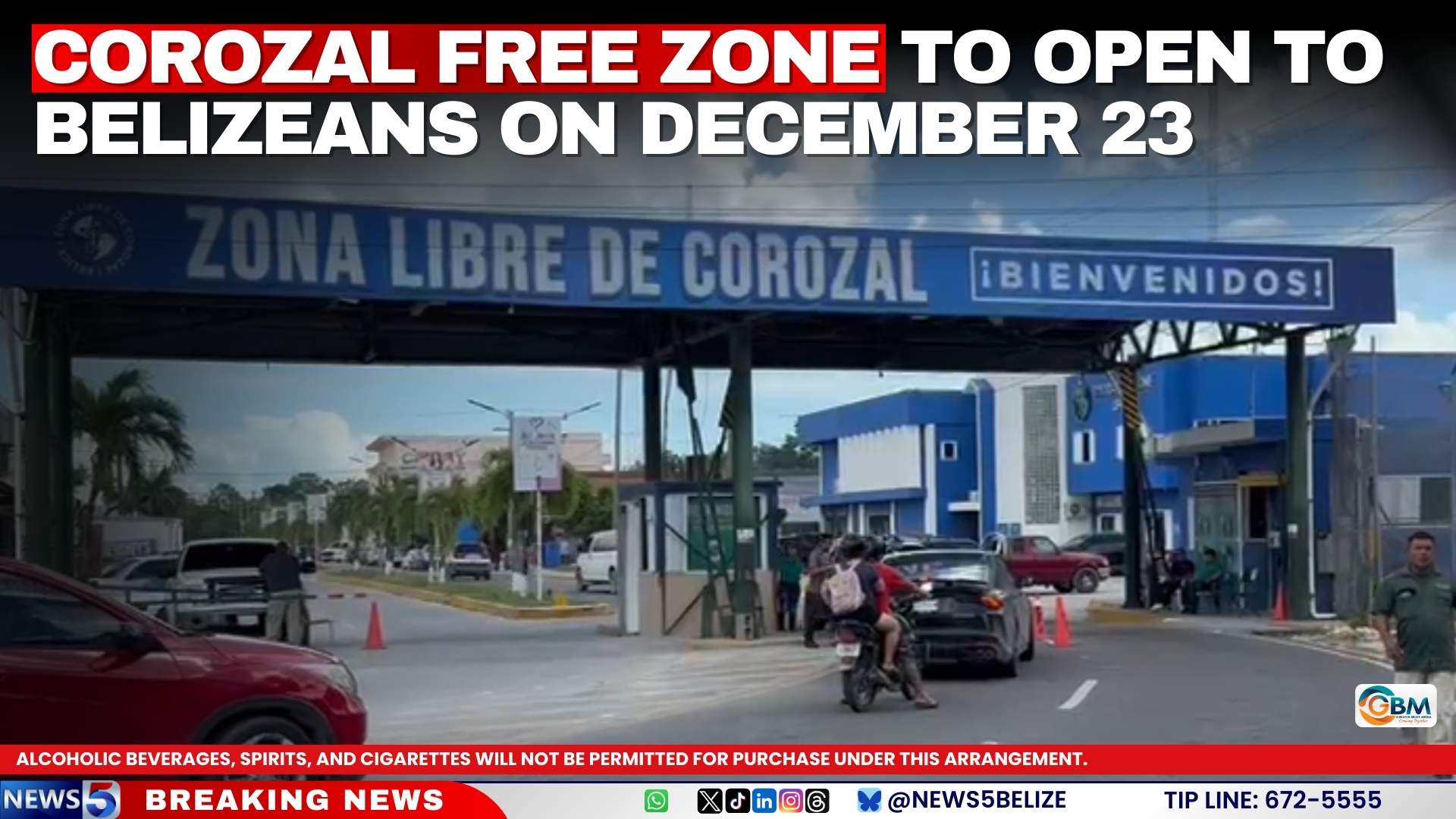 Corozal Free Zone to Open to Belizeans on December 23