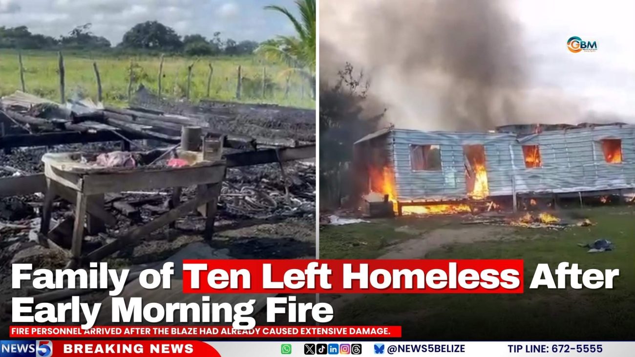 Family of Ten Left Homeless After Early Morning Fire