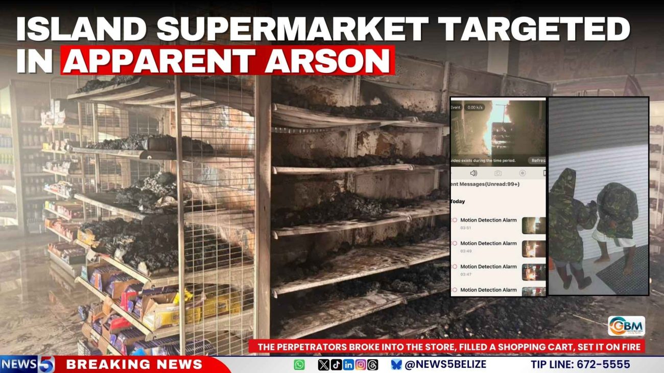 Island Supermarket Targeted in Apparent Arson