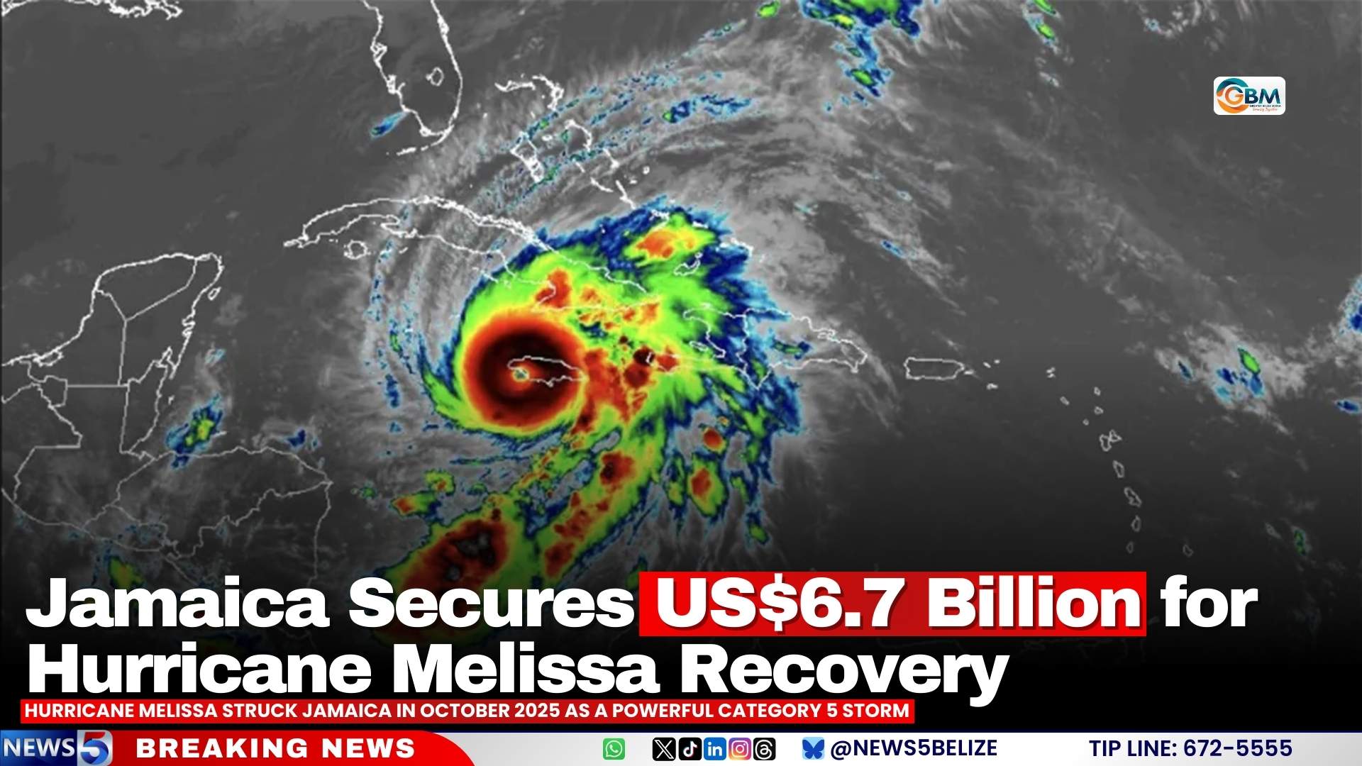 Jamaica Secures US$6.7 Billion for Hurricane Melissa Recovery