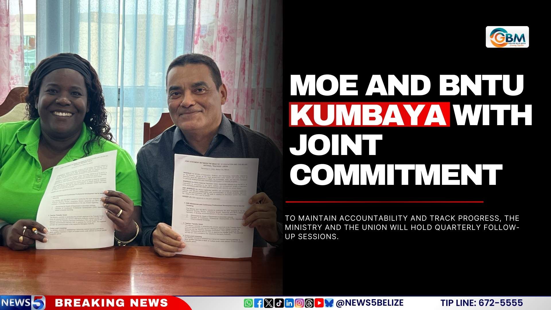 MOE and BNTU Kumbaya with Joint Commitment