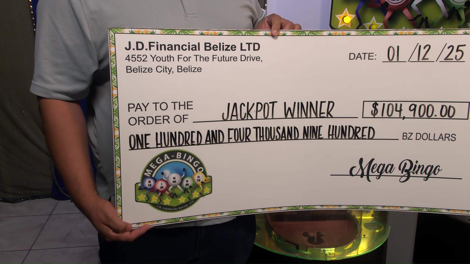 San Pedro Family Wins Big in Mega Bingo Jackpot