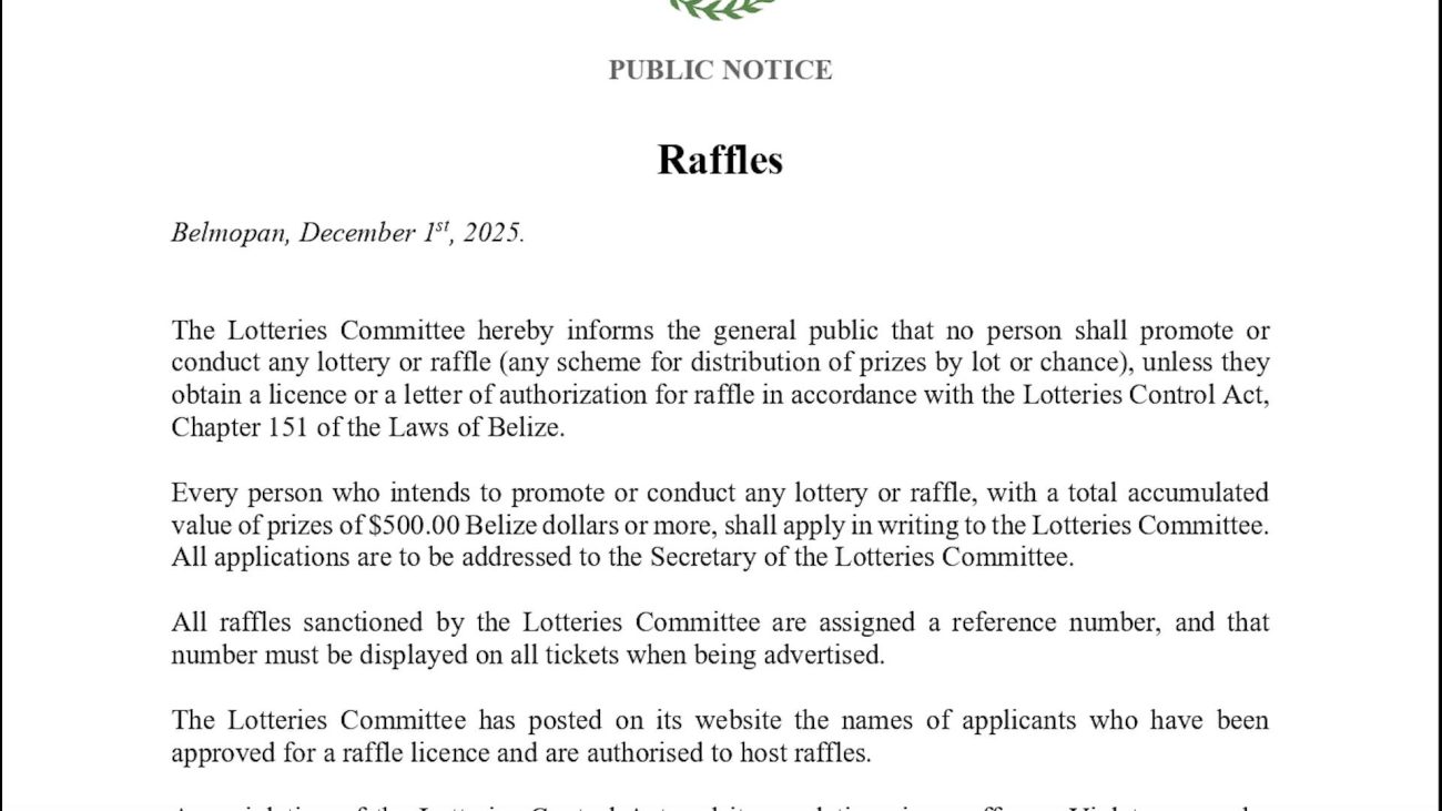 Lotteries Committee Cracks Down on Unregistered Raffles