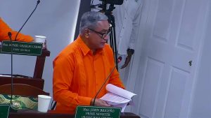 Prime Minister John Briceño