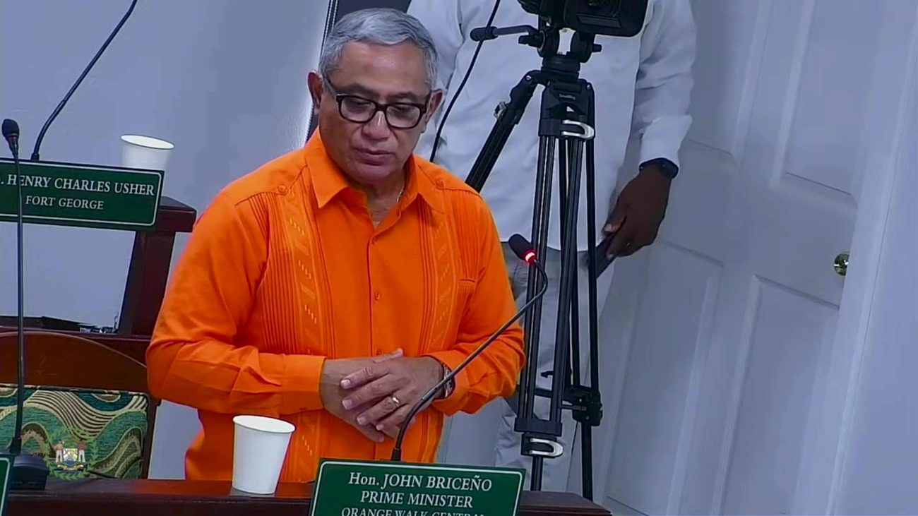 Prime Minister John Briceño