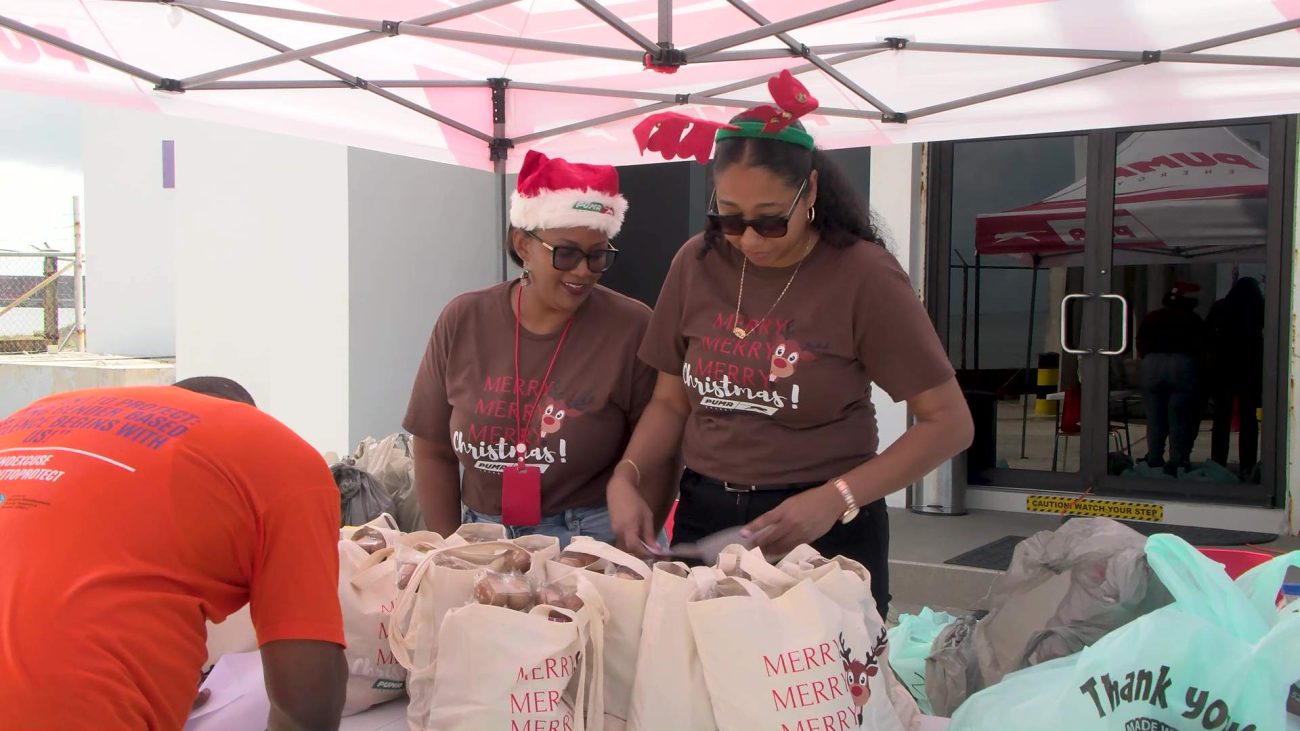 PUMA Energy Gifts Christmas Hampers to Sixty Families  