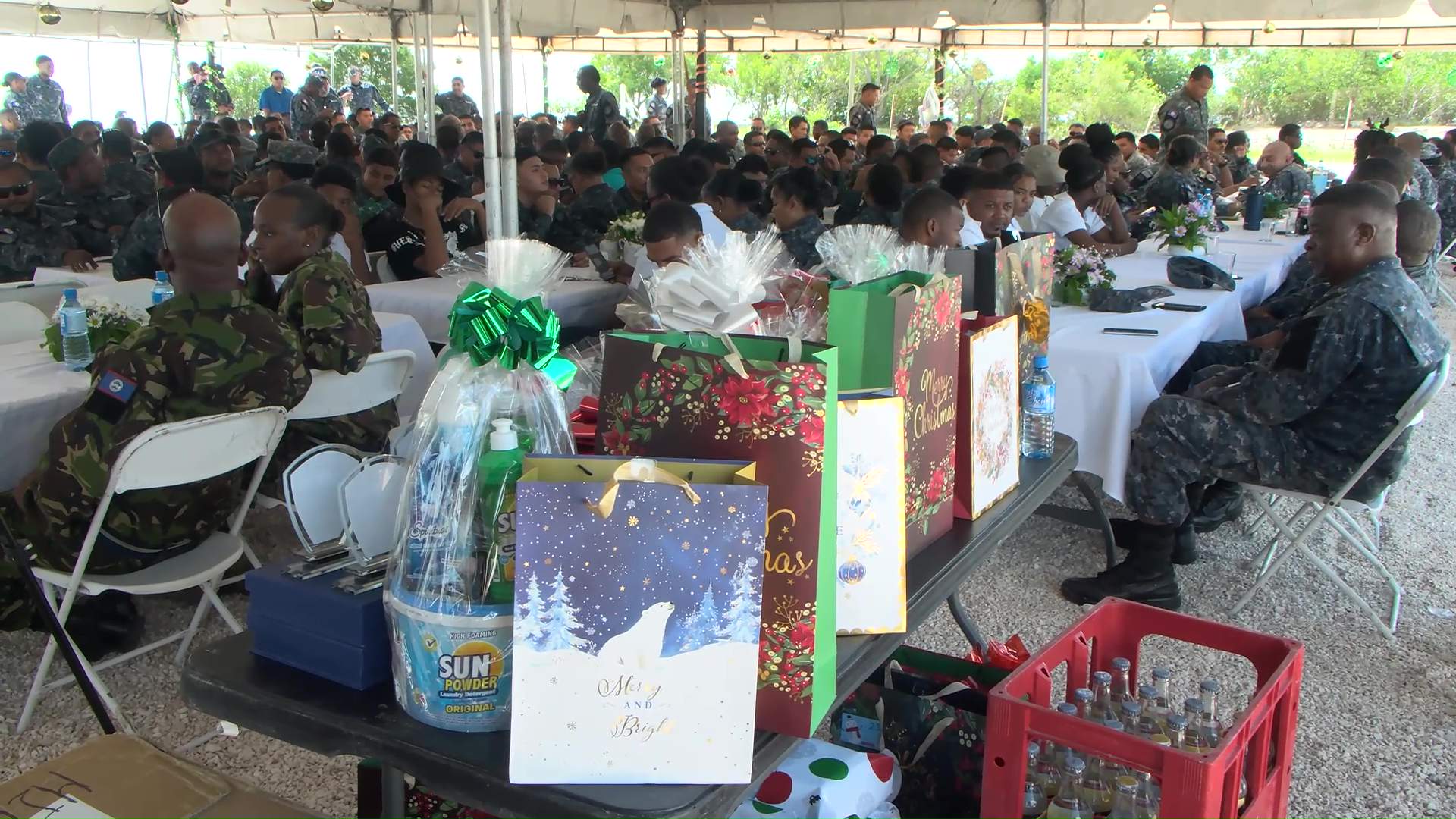Belize Coast Guard Hosts Annual Christmas Luncheon